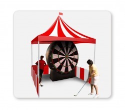 Golf Darts with carnival tent package