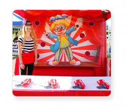 Clown Shooting Gallery with carnival tent package.