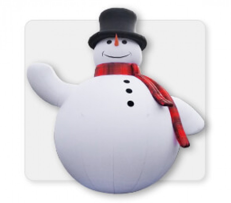 Lighted GIANT INFLATABLE SNOWMAN 30 Feet