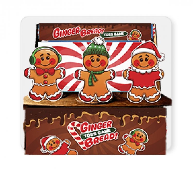 Gingerbread Toss  Premium Wood Games