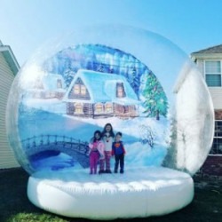 st louis inflatables rentals Holiday House SnowGlobe Giant Snow Globe