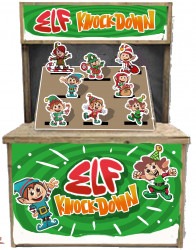 Gamesphotospot sketches design by drawkman2 1727898914 Elf Knockdown Premium Wood Games