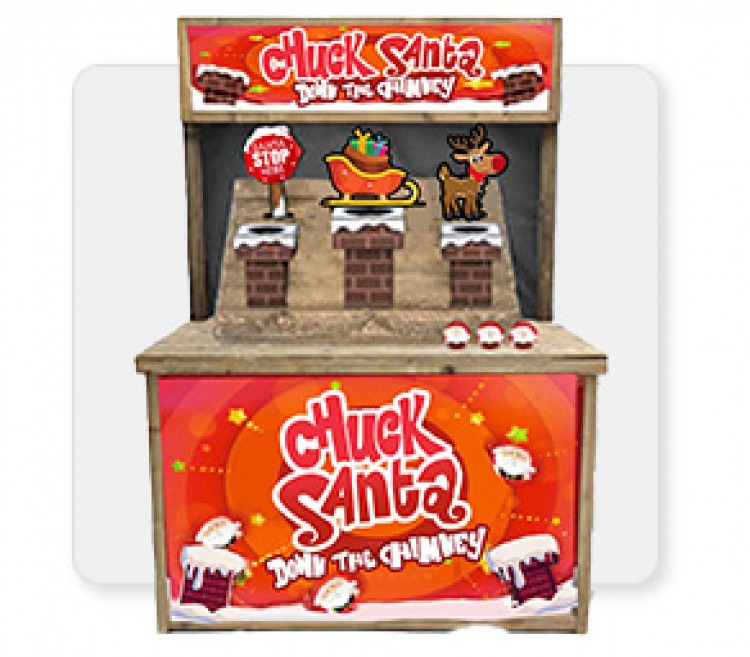 Chuck Santa  Premium Wood Games