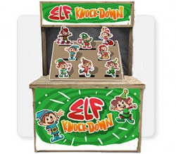 Elf Knockdown  Premium Wood Games