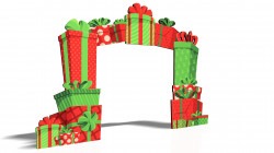 7 1730906139 Christmas Package Arch