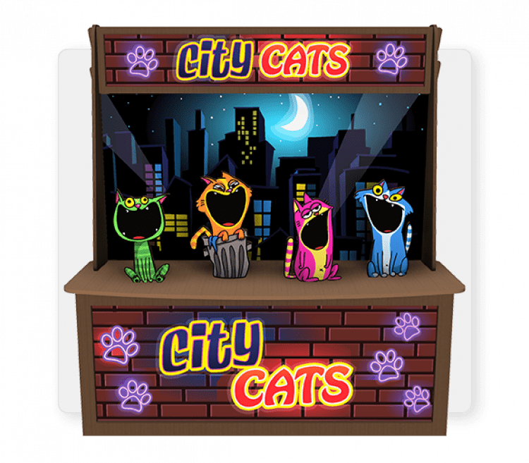 City Cats  Premium Wood Games