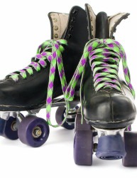 40' by 60' Portable Roller Rink fully staffed