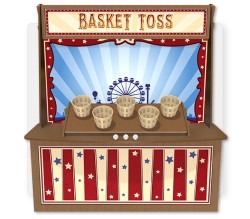 BASKET TOSS  Premium Wood Games