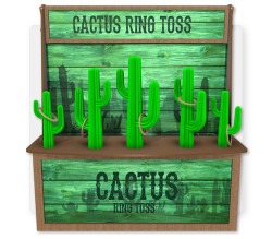 Cactus Ring Toss  Premium Wood Games