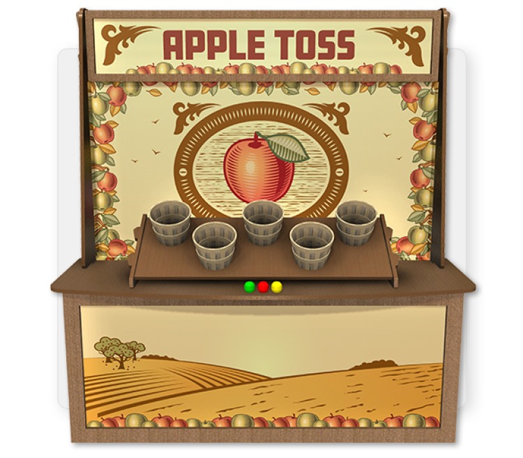 Apple Toss  Premium Wood Games