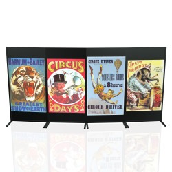 15 1741644518 1 Vintage Poster Stands Grouping A - 4-double sided 4'x8'