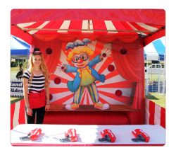 Clown Shooting Gallery with carnival tent package 8' x 8'