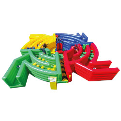 dizzy x maze obstacle 2 1751755955 Dizzy X Obstacle - FULLY STAFFED 30'L X 30'W X 8'H