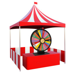 prize wheel game 2 1752651947 Prize Wheel with Carnival Tent Package 8' x 8'