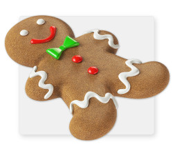 gingerbread boy cookie 4' with stand