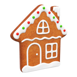 gingerbread cookie house 1 1760769286 Gingerbread Cookie House 6'