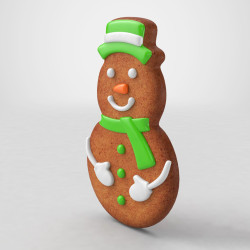 gingerbread snowman 3 1760772129 Gingerbread Snowman 6' with stand