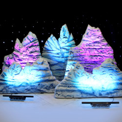 snow mountain range led 2 1760683044 Winter Wonderland Mountains Set of 3 Lighted