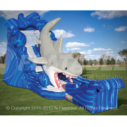 20ft gone fishing water slide 3 1766992163 20' Gone Fishing wet 20' H x 17' W x 35' L