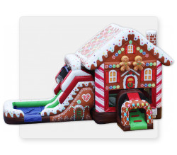 gingerbread bounce house