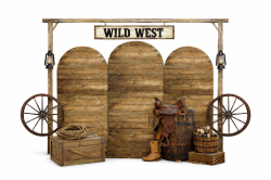 Wild West Backdrop 12' by 12'