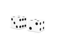 Oversized Dice 2' by 2'