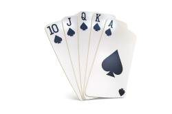 Hand of Five Oversized Playing Cards 8' by 8'