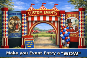 custom events banner make you event entry a wow Blog
