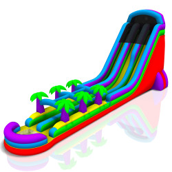 27ft Dual Lane Wacky Water Slide 1 1773783886 27’ waterslide with slip and slide 27’H x 35’L x22’W