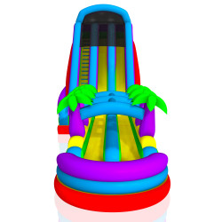 27ft Dual Lane Wacky Water Slide 4 1773783887 27’ waterslide with slip and slide 27’H x 35’L x22’W