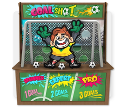 Goal Shot 80″W x 84″H x 32″D