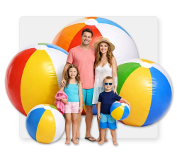 Inflatable Beach Ball Grouping