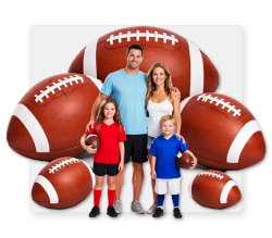 Inflatable Football Grouping