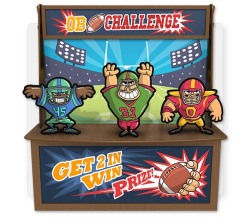 QB Challenge 80W x 84H x 32D