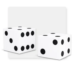 Oversized Dice 2' by 2'