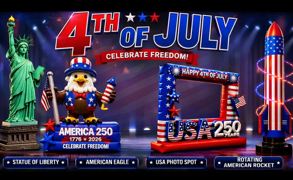 Carnival game rentals and patriotic event attractions