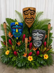 Tiki Arrangement 8' W x 7' H
