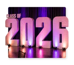 Giant 2026 marquee numbers 7' by16'