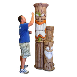 jungle statues 4 1778169578 tiki statues and fountain 4' by 8'