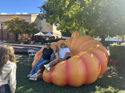 Pumpkin20lounger 2 1784576327 Inflatable Giant Pumpkin Lounger 10'x10'x8'