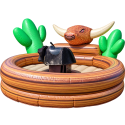 Mechanical Bull -20'W x 25'L x 7'H  Fully Staffed