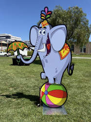 carnival20elephant 1786119268 Elephant on Ball 4' by 8'