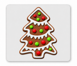gingerbread cookie tree 5' with stand