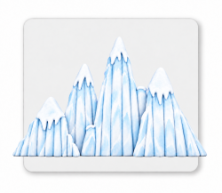 Winter Wonderland Mountains Set of 3 Lighted
