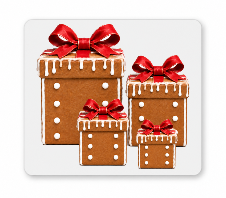 Gingerbread Present Box Set 4',3',2',1'