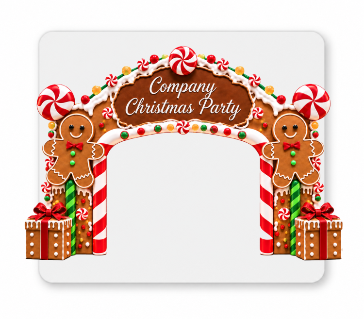 Gingerbread Christmas Arch 12' by 14'