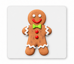 gingerbread boy cookie 4' with stand