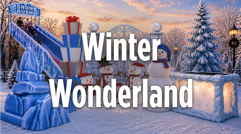 Winter Wonderland Holiday Props
