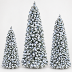 white20trees 1789083337 White Christmas Trees 9'-7'-5'